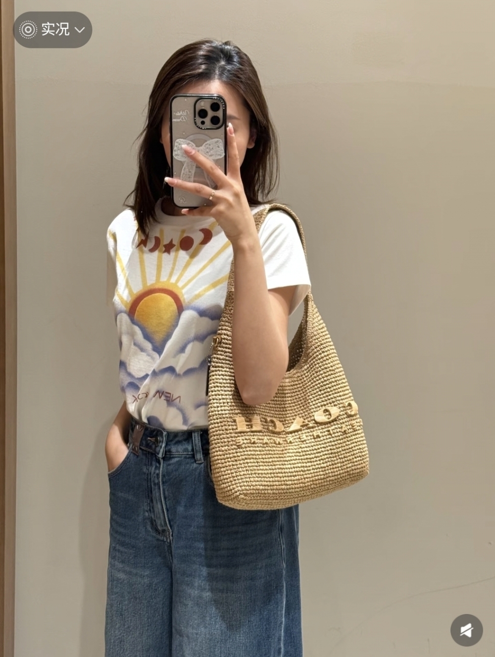 【Firm Price】Coach Brooklyn 28 Shoulder Bag with Braided Handle - Picture 9 of 9